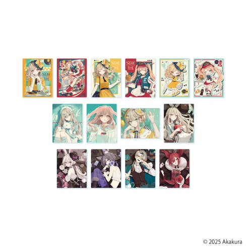 『赤倉個展BREAK TIME』アクリルカード01/コンプリートセット(全14種)(公式&描き下ろしイラスト)