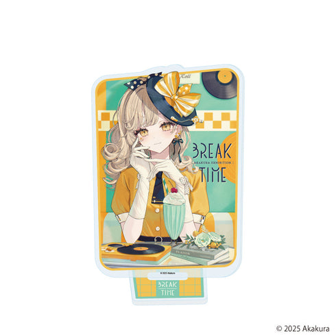 『赤倉個展BREAK TIME』アクリルスタンド06/キービジュアル(描き下ろしイラスト)