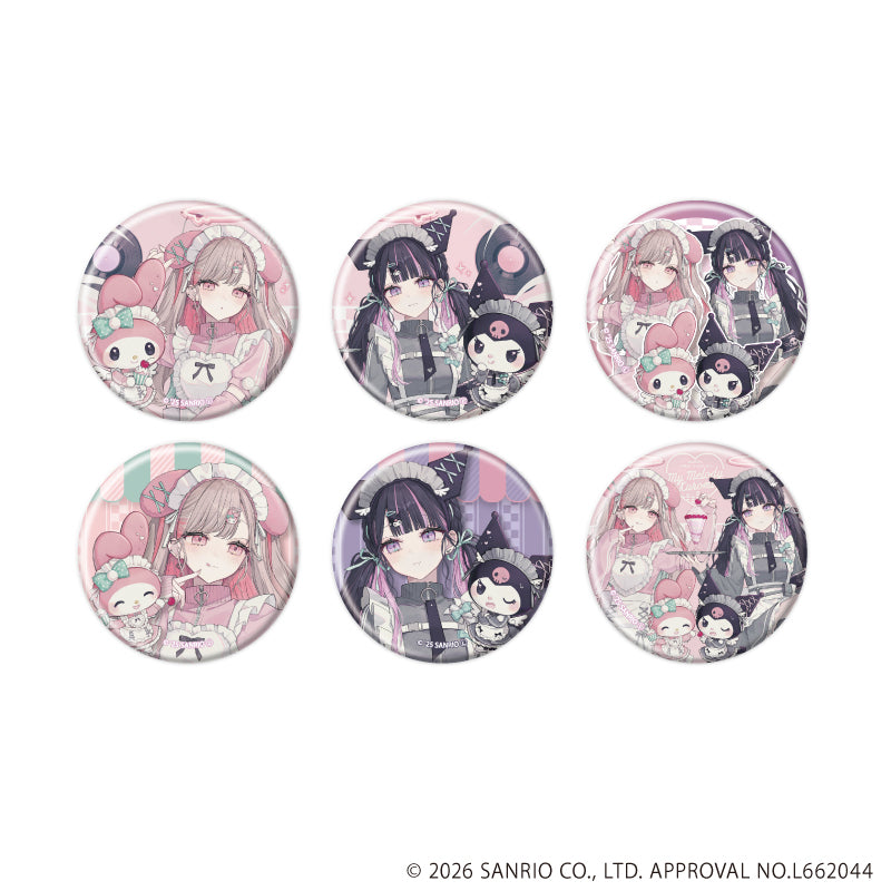 赤倉×サンリオキャラクターズ』缶バッジ05/マイメロディ&クロミver