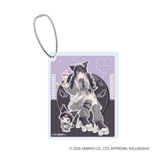 『赤倉×サンリオキャラクターズ』アクリルブロックキーホルダー02/クロミ(コラボイラスト)【202610再販】