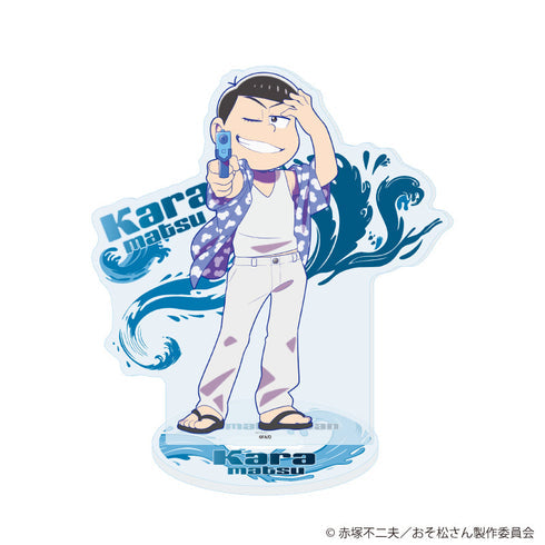 『おそ松さん』アクリルスタンド02/カラ松 ウォーターフェスver.(描き下ろしイラスト)【202608再販】