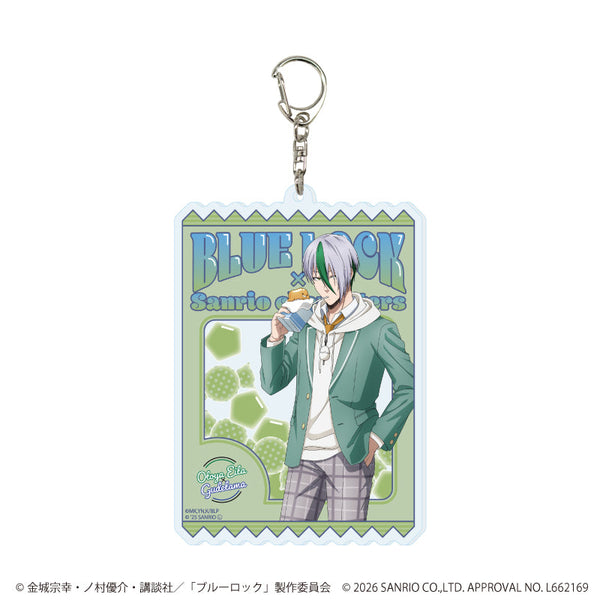 『ブルーロック×サンリオキャラクターズ』デカアクリルキーホルダー26/乙夜 影汰×ぐでたま(コラボイラスト)