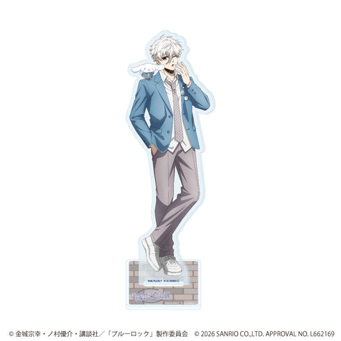 『ブルーロック×サンリオキャラクターズ』アクリルスタンド31/凪 誠士郎×シナモロール(コラボイラスト)