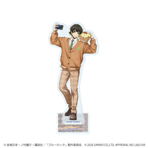 『ブルーロック×サンリオキャラクターズ』アクリルスタンド35/蜂楽 廻×ポムポムプリン(コラボイラスト)