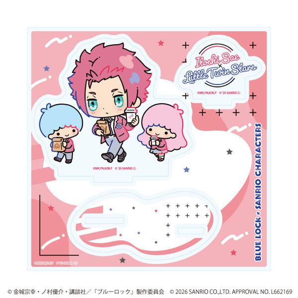 『ブルーロック×サンリオキャラクターズ』アクリルスタンドプレート09/糸師 冴×リトルツインスターズ(コラボイラスト)