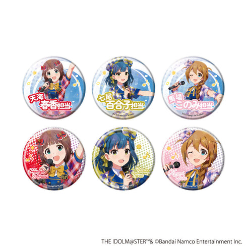 『アイドルマスター ミリオンライブ!』ホログラム缶バッジ(57mm)01/カラオケver. コンプリートセット(全6種)(描き下ろしイラスト)
