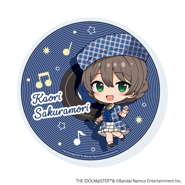 『アイドルマスター ミリオンライブ!』アクリルコースター07/桜守 歌織 カラオケver.(ミニキャライラスト)