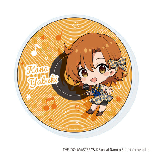 『アイドルマスター ミリオンライブ!』アクリルコースター12/矢吹 可奈 カラオケver.(ミニキャライラスト)