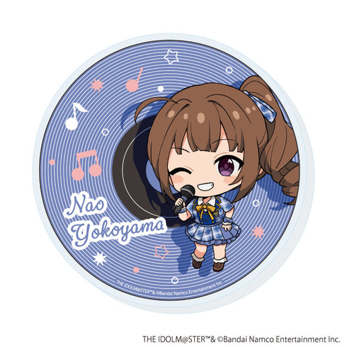 『アイドルマスター ミリオンライブ!』アクリルコースター13/横山 奈緒 カラオケver.(ミニキャライラスト)