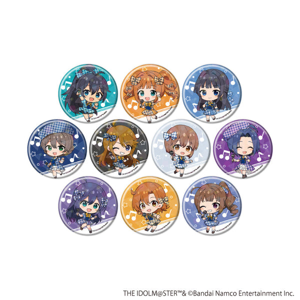 『アイドルマスター ミリオンライブ!』ホログラム缶バッジ(57mm)02/カラオケver. コンプリートセット(全10種)(ミニキャライラスト)