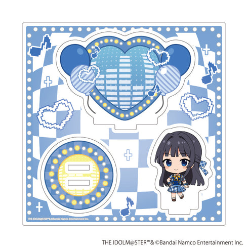 『アイドルマスター ミリオンライブ!』アクリルスタンドプレート28/最上 静香 カラオケver.(ミニキャライラスト)