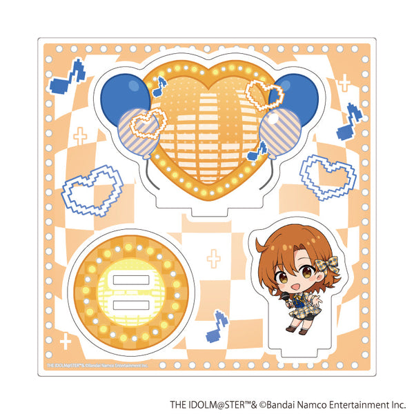 『アイドルマスター ミリオンライブ!』アクリルスタンドプレート34/矢吹 可奈 カラオケver.(ミニキャライラスト)