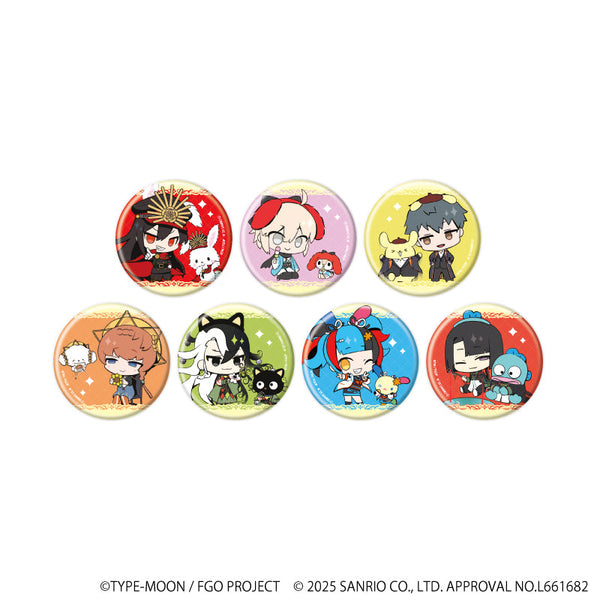 『Fate/Grand Order×サンリオキャラクターズ』缶バッジ04/コンプリートセット(全7種)(コラボイラスト)