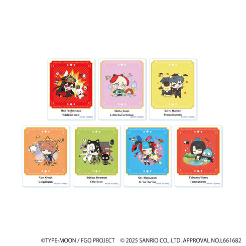 『Fate/Grand Order×サンリオキャラクターズ』アクリルカード04/コンプリートセット(全7種)(コラボイラスト)