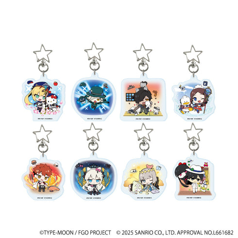 『Fate/Grand Order×サンリオキャラクターズ』星型ナスカンアクリルキーホルダー03/コンプリートセット(全8種)(コラボイラスト)