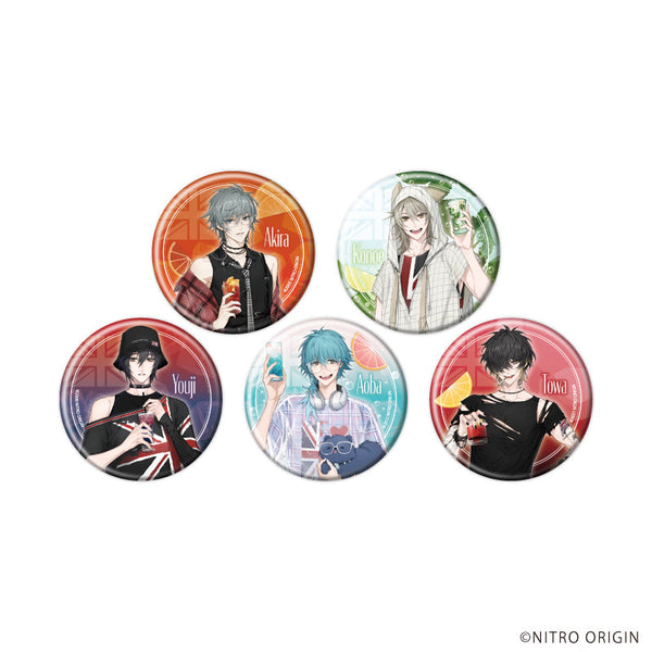 『ニトロキラル』缶バッジ06/コンプリートセット(全5種)(描き下ろしイラスト)