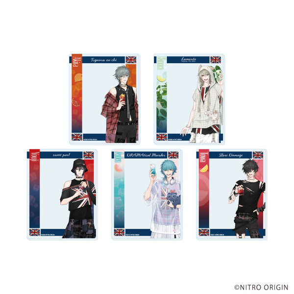 『ニトロキラル』アクリルカード01/コンプリートセット(全5種)(描き下ろしイラスト)