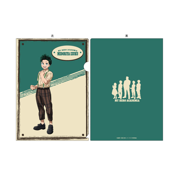 『僕のヒーローアカデミア』A4クリアファイル アメリカンレトロVer. 緑谷出久