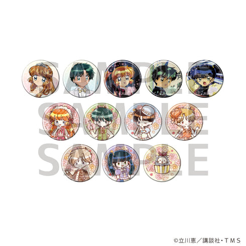 『怪盗セイント・テール』ホログラム缶バッジ(57mm)03/コンプリートセット(全12種)(描き下ろし&描き起こしイラスト)