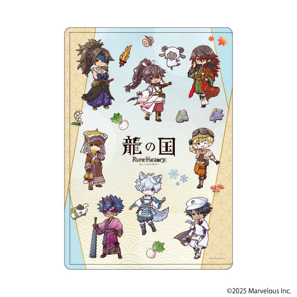 『龍の国 ルーンファクトリー』キャラクリアケース01/集合デザインA(グラフアートイラスト)
