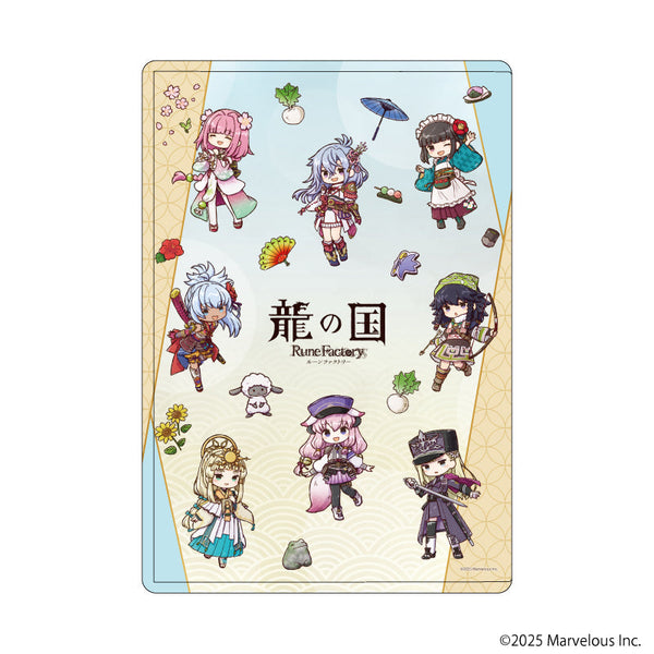 『龍の国 ルーンファクトリー』キャラクリアケース02/集合デザインB(グラフアートイラスト)