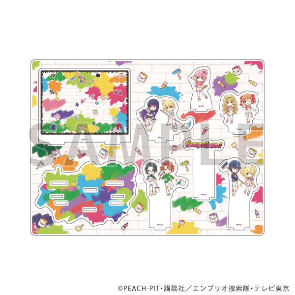 『しゅごキャラ!』アクリルジオラマ02/集合デザイン ペイントver.(グラフアートイラスト)