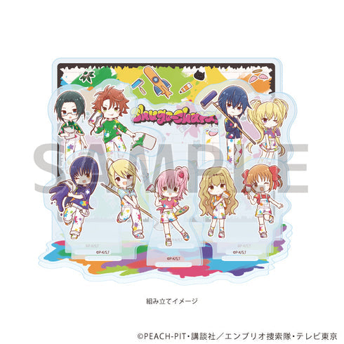 『しゅごキャラ!』アクリルジオラマ02/集合デザイン ペイントver.(グラフアートイラスト)【202606再販】