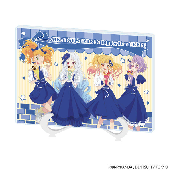『アイカツスターズ!』アクリルアートボード(A5サイズ)02/集合デザイン(描き下ろしイラスト)