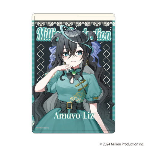 『Million Production』キャラクリアケース09/雨夜リズ チャイナロリータver.(描き起こしイラスト)