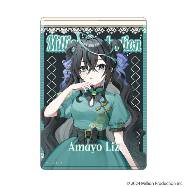 『Million Production』キャラクリアケース09/雨夜リズ チャイナロリータver.(描き起こしイラスト)