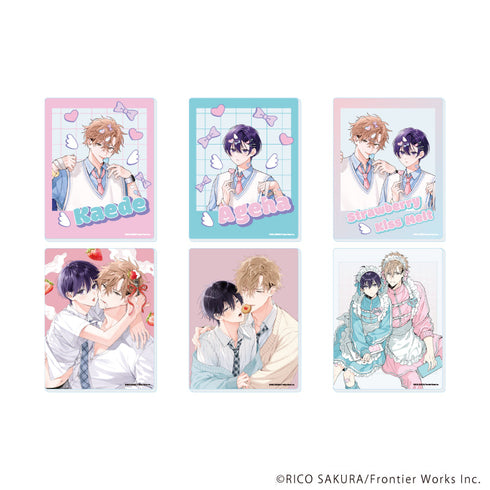 『ストロベリーキス・メルト』アクリルカード01/コンプリートセット(全6種)(既存&描き下ろしイラスト)