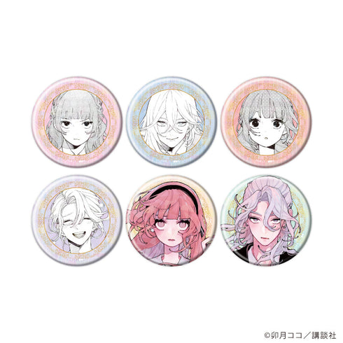 『恋せよまやかし天使ども』ホログラム缶バッジ(57mm)01/コンプリートセット(全6種)(公式イラスト)