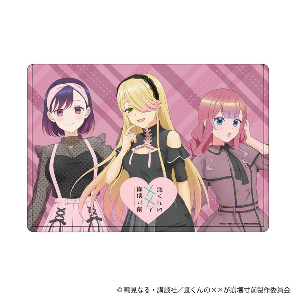 『渡くんのXXが崩壊寸前』キャラクリアケース01/集合デザイン ダークガーリーver.(描き下ろしイラスト)