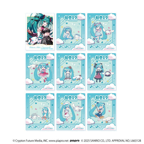 《初音未來×肉桂卷》壓克力卡 04/盲抽(共9種)(聯名插畫)【盒裝】【202609再版】