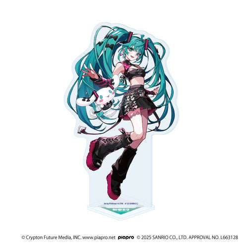 『初音ミク×シナモロール』ホログラムアクリルスタンド03/(コラボイラスト)【202609再販】