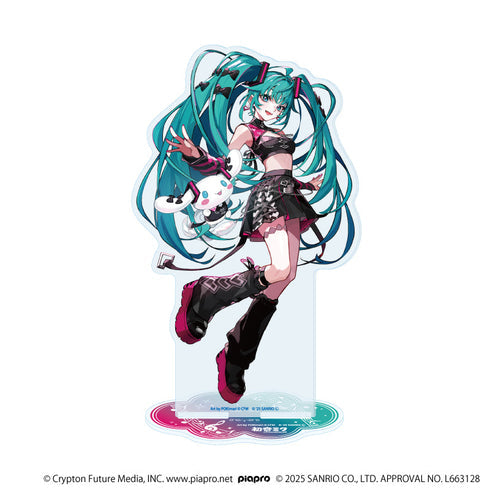 『初音ミク×シナモロール』BIGアクリルスタンド02/(コラボイラスト)【202609再販】