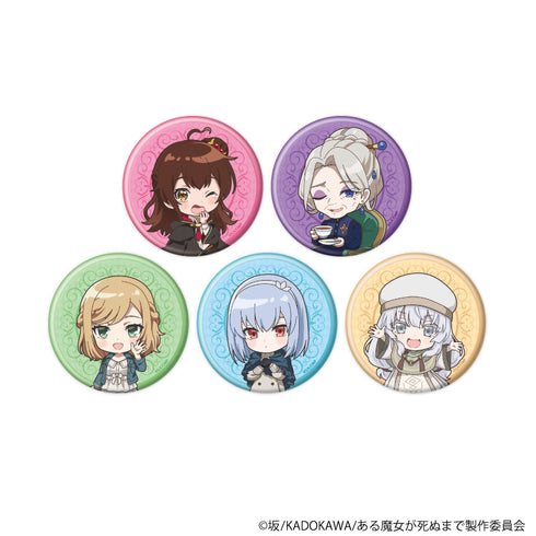 『ある魔女が死ぬまで』缶バッジ」01/コンプリートセット(全5種)(公式イラスト)