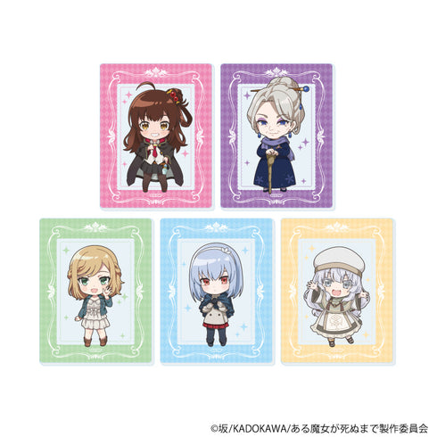 『ある魔女が死ぬまで』アクリルカード」01/コンプリートセット(全5種)(公式イラスト)