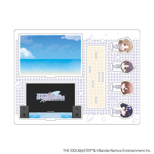 『アイドルマスター シャイニーカラーズ』アクリルジオラマ02/283プロ ノクチル セーラー風アイドル衣装ver.(ミニキャライラスト)
