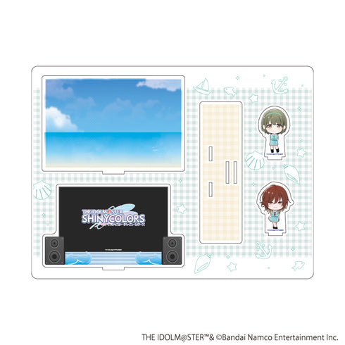 『アイドルマスター シャイニーカラーズ』アクリルジオラマ04/283プロ シーズ セーラー風アイドル衣装ver.(ミニキャライラスト)