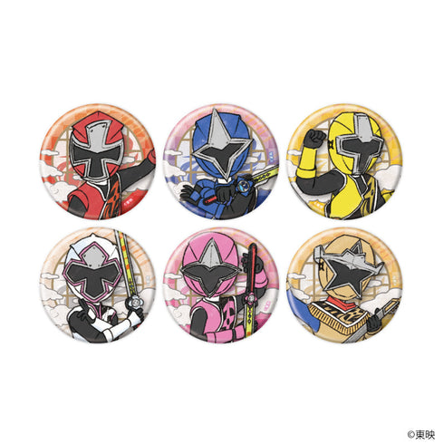 『手裏剣戦隊ニンニンジャー』缶バッジ01/コンプリートセット(全6種)(グラフアートイラスト)