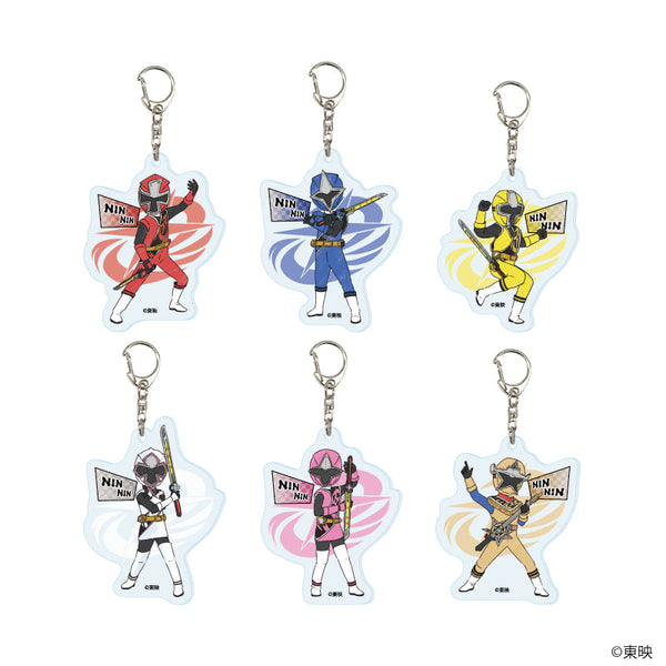 『手裏剣戦隊ニンニンジャー』アクリルキーホルダー01/コンプリートセット(全6種)(グラフアートイラスト)