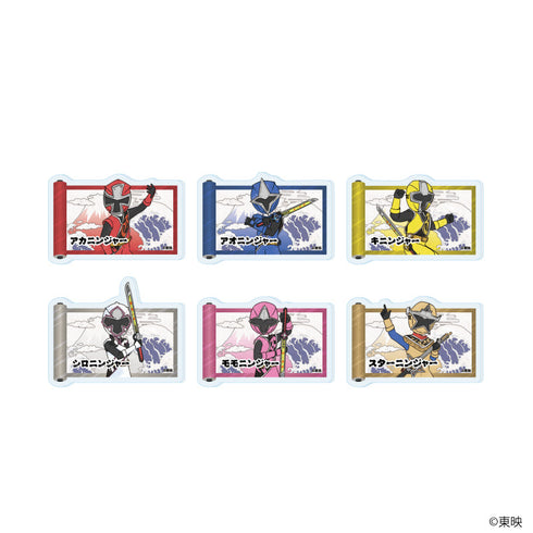 『手裏剣戦隊ニンニンジャー』アクリルマグネット01/コンプリートセット(全6種)(グラフアートイラスト)