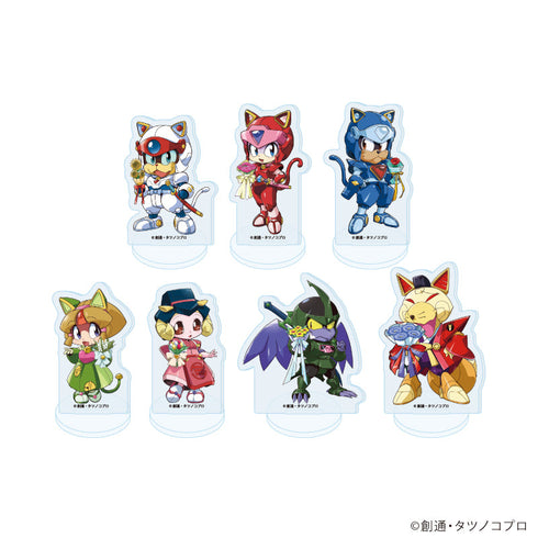 『キャッ党忍伝てやんでえ』アクリルぷちスタンド01/コンプリートセット(全7種)(公式イラスト)