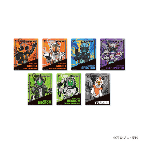 『仮面ライダーゴースト』アクリルカード01/コンプリートセット(全7種)(グラフアートイラスト)