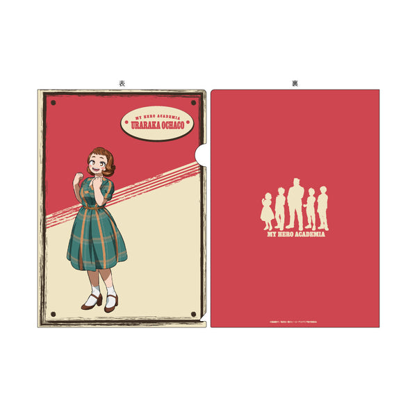 『僕のヒーローアカデミア』A4クリアファイル アメリカンレトロVer. 麗日お茶子