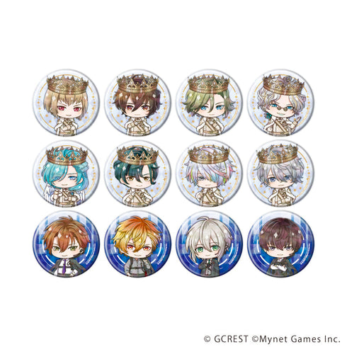 『夢王国と眠れる100人の王子様』ホログラム缶バッジ(57mm)07/コンプリートセット(全12種)(ミニキャライラスト)