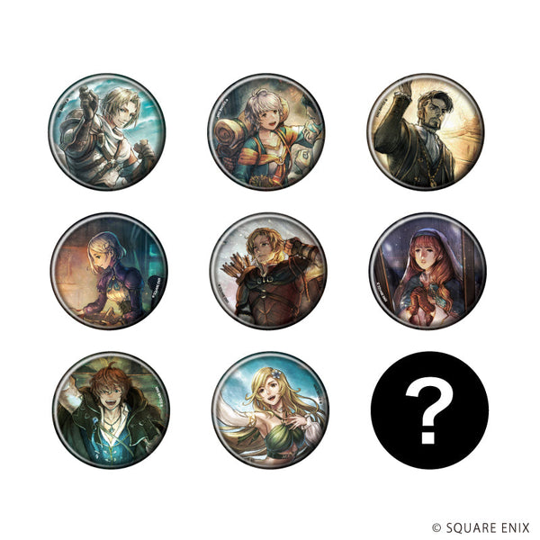 『OCTOPATH TRAVELER 0』缶バッジ01/コンプリートセット(全9種)(公式イラスト)