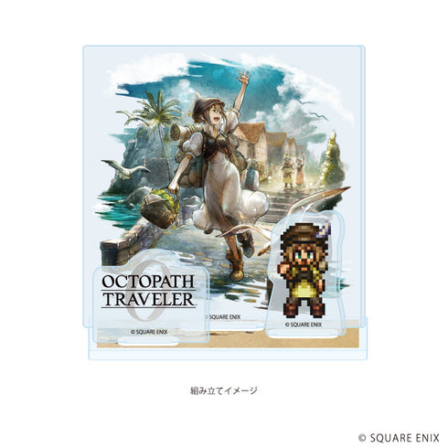 『OCTOPATH TRAVELER 0』アクリルスタンドプレート26/トレサ(公式イラスト)