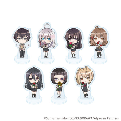 『時々ボソッとロシア語でデレる隣のアーリャさん』アクリルぷちスタンド01/花ver. コンプリートセット(全7種)(ミニキャライラスト)